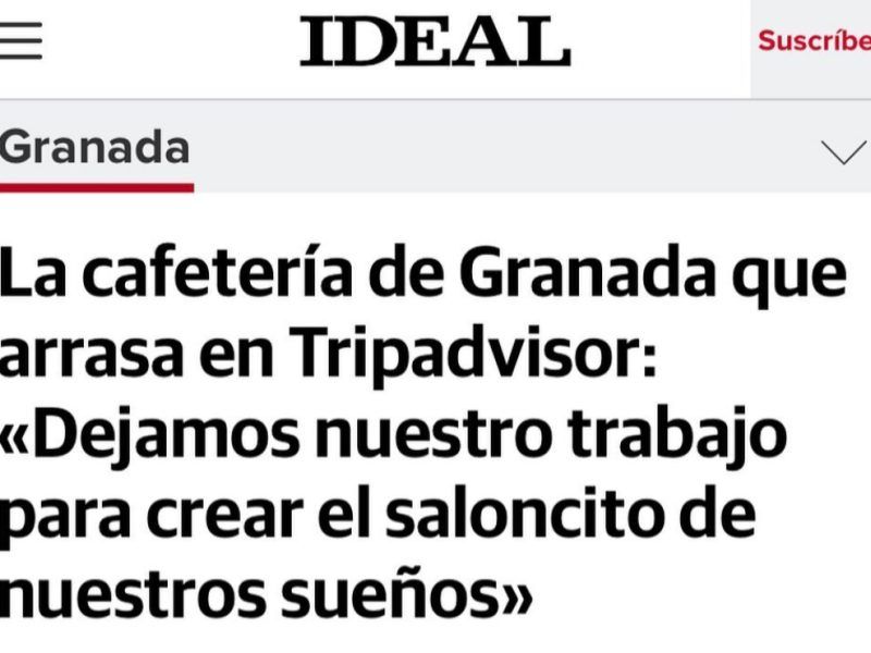 Traspaso Cafetería Salón de te Granada - Panaderia