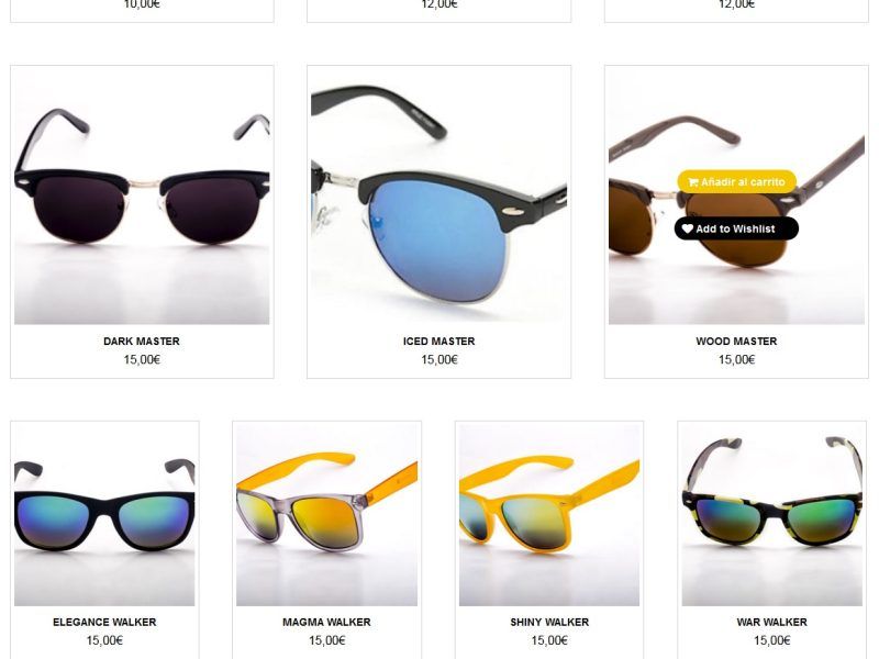 Venta al por mayor gafas de sol Barcelona