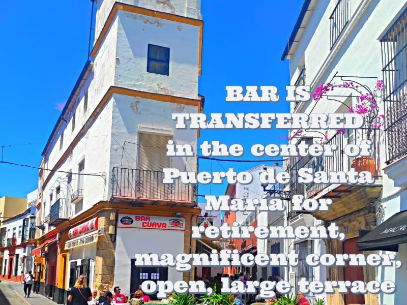 Traspaso bar Puerto de Santa María - Por jubilación - En el centro