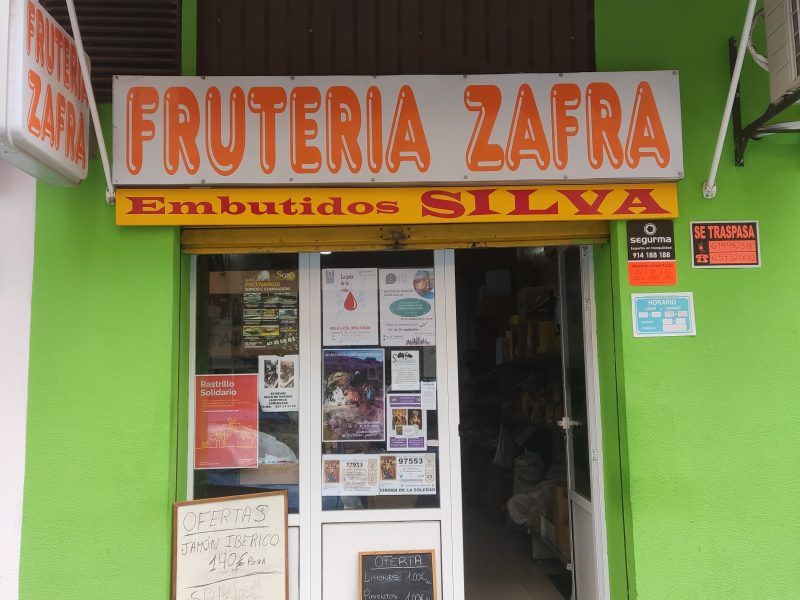 Traspaso Frutería y Embutidos Zafra
