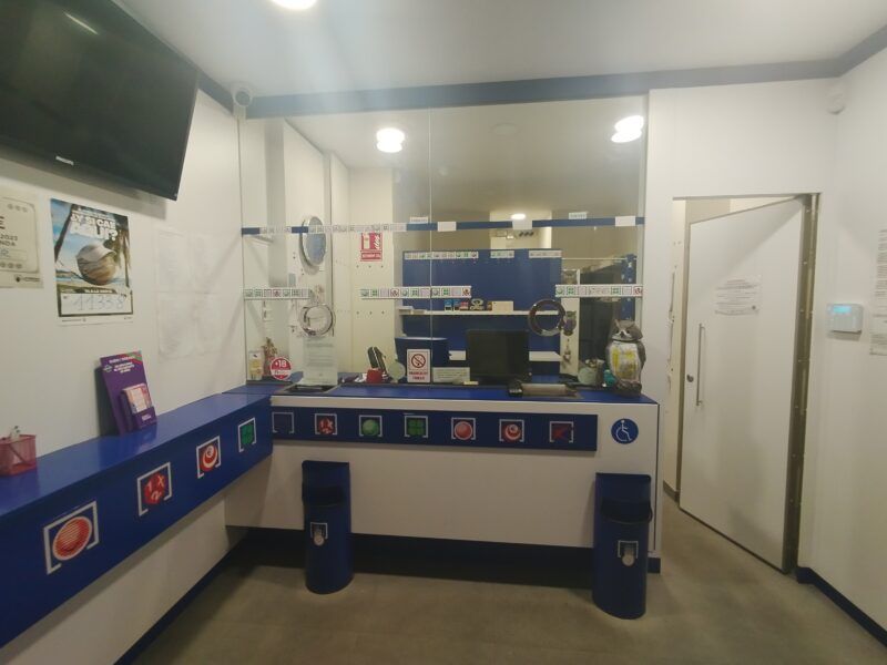 Administración de lotería en traspaso