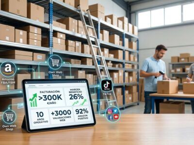 Oportunidad de Inversión: Negocio E-commerce + AMAZON Consolidado (10 años) – 300k€ Facturación anual- MARCA REGISTRADA Y STOCK INCLUIDO